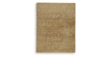 Luzmont Golden Brown Large Rug by Ashley at Eve Furniture