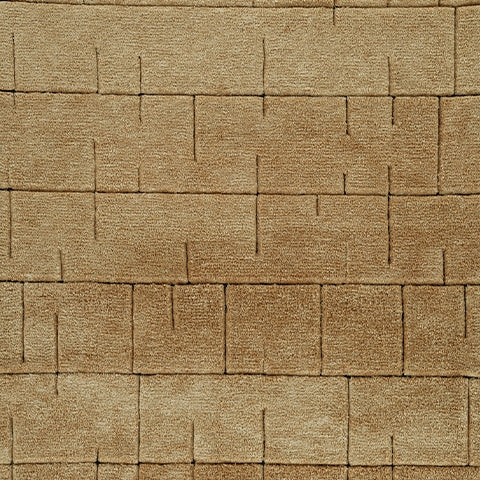 Luzmont Golden Brown Medium Rug by Ashley at Eve Furniture