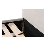 Luzon Bed - Light Grey by Moe's Home at Eve Furniture