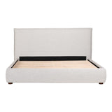 Luzon Bed - Light Grey by Moe's Home at Eve Furniture