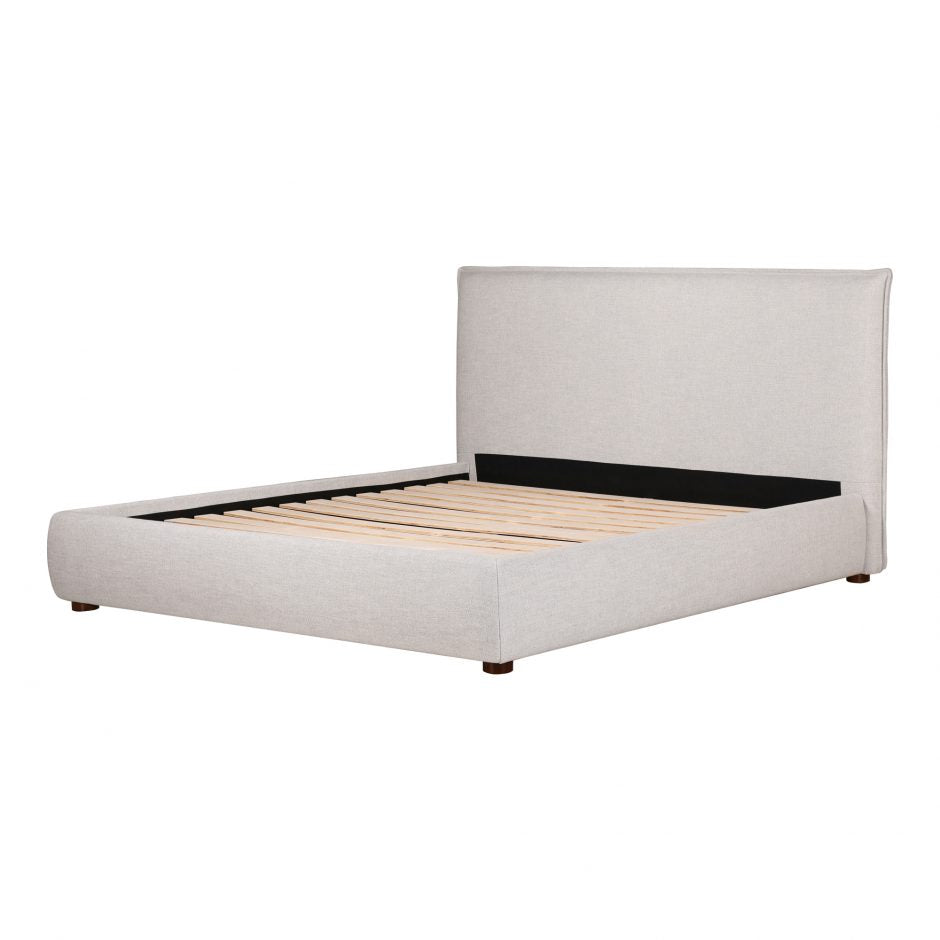 Luzon Bed - Light Grey by Moe's Home at Eve Furniture