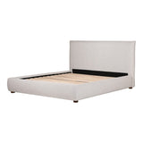 Luzon Bed - Light Grey by Moe's Home at Eve Furniture