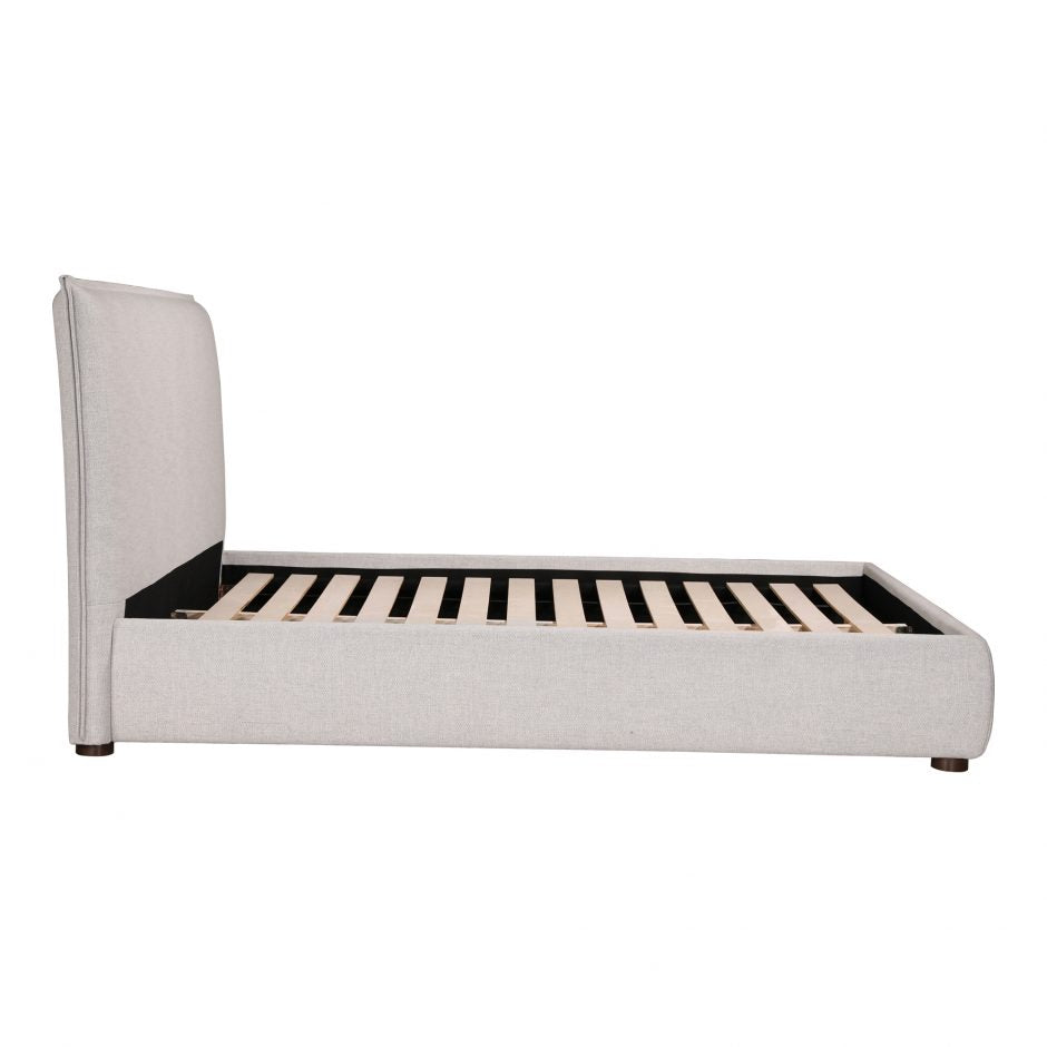 Luzon Bed - Light Grey by Moe's Home at Eve Furniture