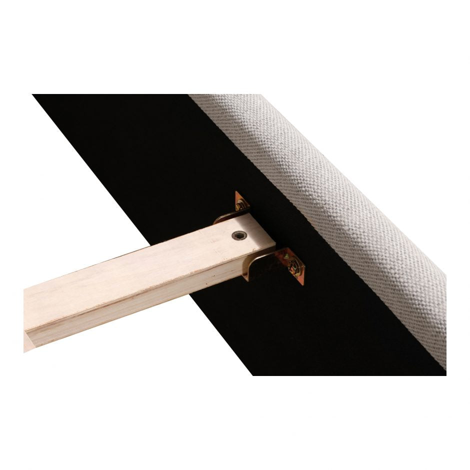 Luzon Bed - Light Grey by Moe's Home at Eve Furniture