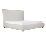 Luzon Bed - Tall HB - Light Grey by Moe's Home at Eve Furniture