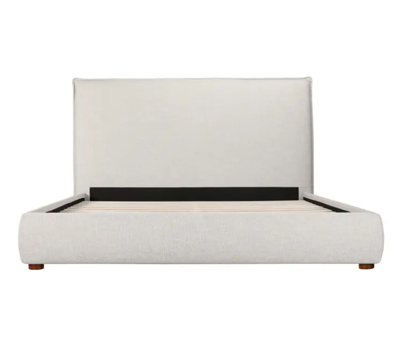 Luzon Bed - Tall HB - Light Grey by Moe's Home at Eve Furniture