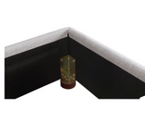 Luzon Bed - Tall HB - Light Grey by Moe's Home at Eve Furniture