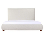 Luzon Bed - Tall HB - Light Grey by Moe's Home at Eve Furniture