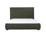 Luzon Bed - Tall HeadBoard - Deep Forest by Moe's Home at Eve Furniture