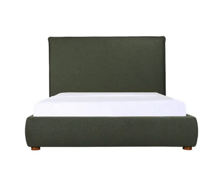 Luzon Bed - Tall HeadBoard - Deep Forest by Moe's Home at Eve Furniture