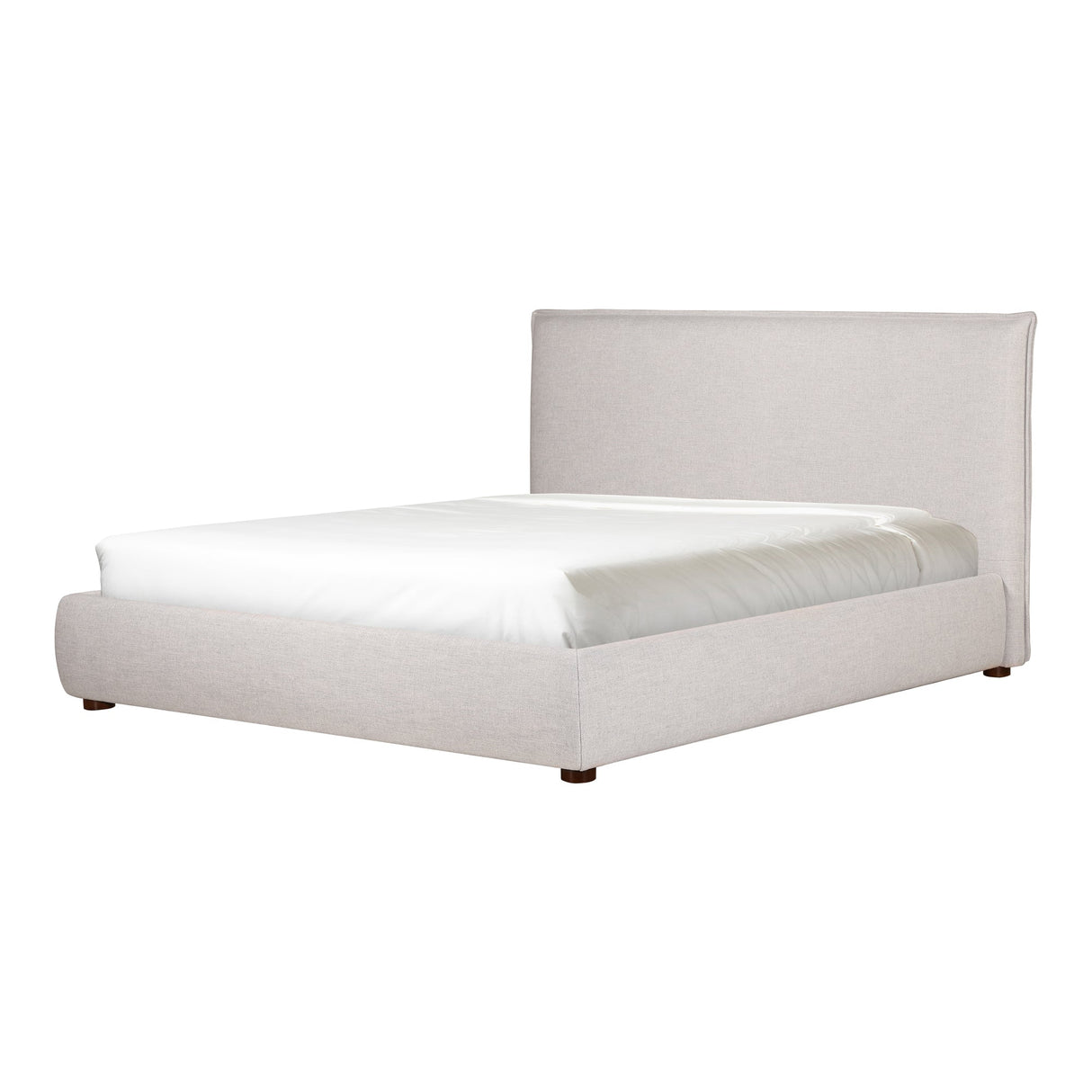 Luzon Light Grey King Bed by Moe's Home at Eve Furniture