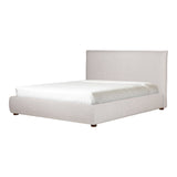 Luzon Light Grey King Bed by Moe's Home at Eve Furniture