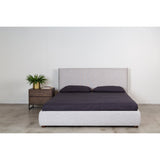 Luzon Light Grey King Bed by Moe's Home at Eve Furniture