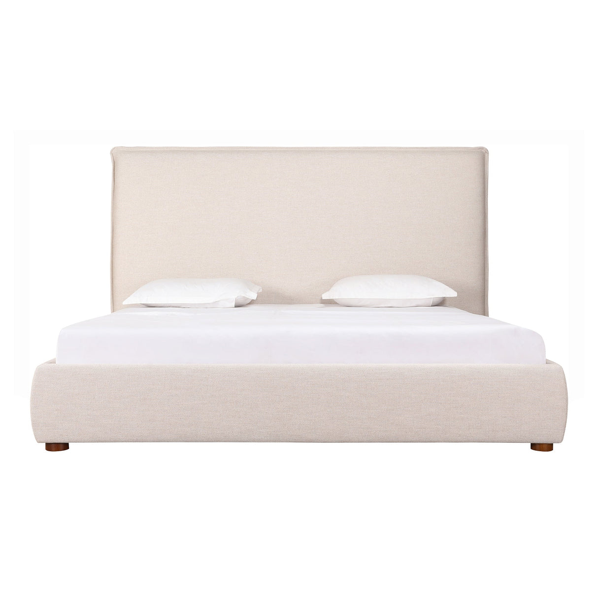 Luzon Wheat King Bed Tall Headboard by MOES at Eve Furniture