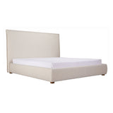 Luzon Wheat King Bed Tall Headboard by MOES at Eve Furniture