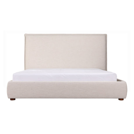 Luzon Wheat King Bed Tall Headboard by MOES at Eve Furniture