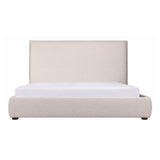 Luzon Wheat Tall Headboard Queen Bed by MOES at Eve Furniture