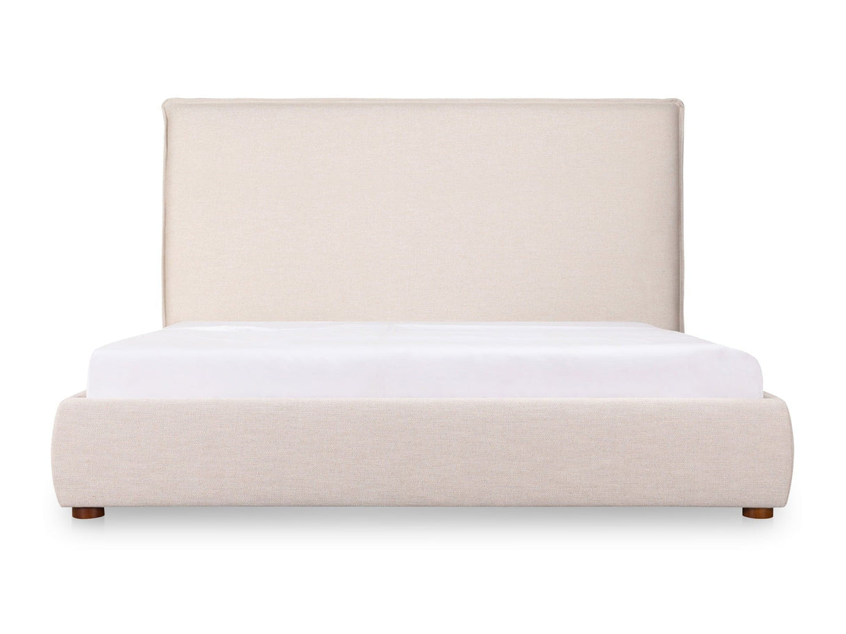 Luzon Wheat Tall Headboard Queen Bed by MOES at Eve Furniture