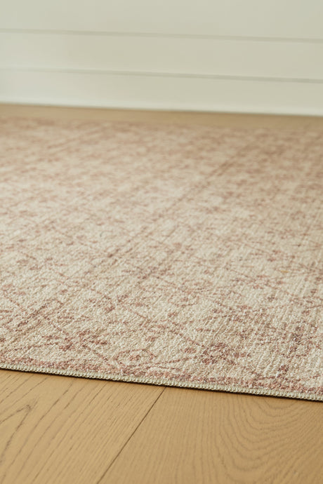 Lyamford Beige/Gray/Brown Large Rug by Ashley at Eve Furniture
