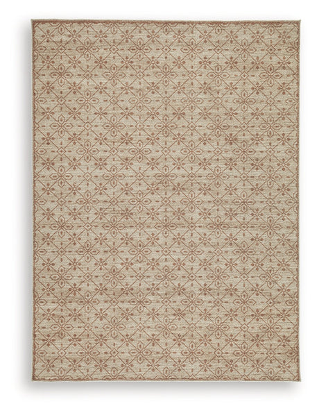 Lyamford Beige/Gray/Brown Medium Rug by Ashley at Eve Furniture