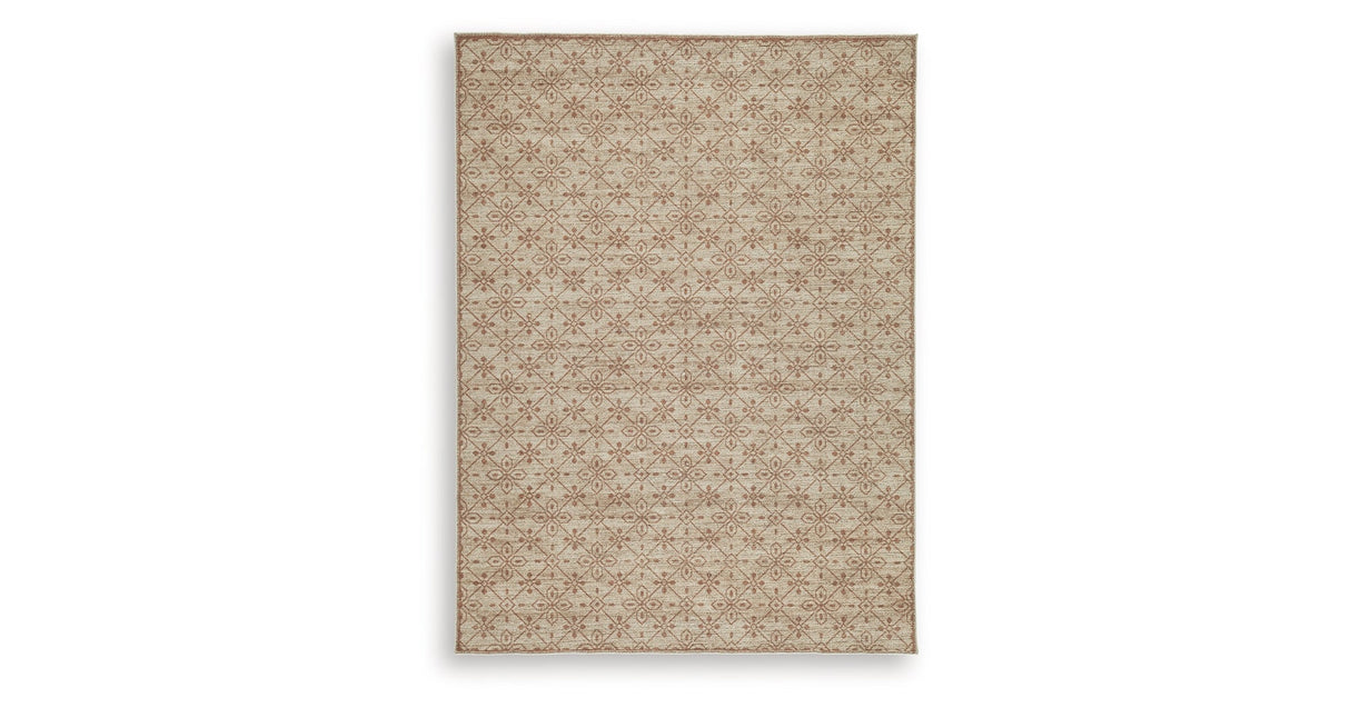 Lyamford Beige/Gray/Brown Medium Rug by Ashley at Eve Furniture