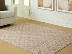 Lyamford Beige/Gray/Brown Medium Rug by Ashley at Eve Furniture