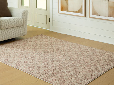 Lyamford Beige/Gray/Brown Medium Rug by Ashley at Eve Furniture