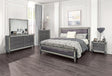 Lyanne Gray Upholstered Queen Bed by Furniture of America at Eve Furniture
