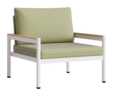 Lychee Green Outdoor Armchair by Zuomod at Eve Furniture