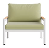 Lychee Green Outdoor Armchair by Zuomod at Eve Furniture
