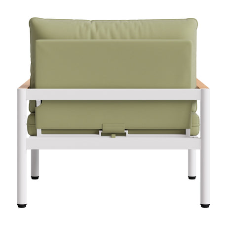 Lychee Green Outdoor Armchair by Zuomod at Eve Furniture