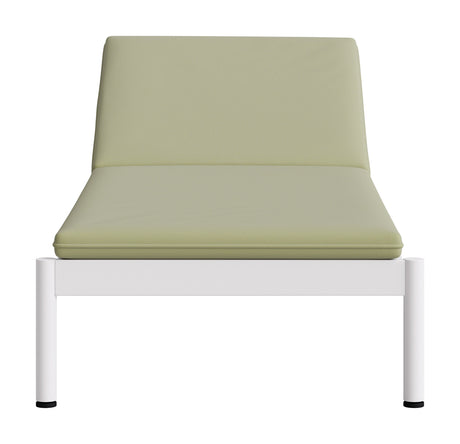 Lychee Green Outdoor Chaise Lounge by Zuomod at Eve Furniture
