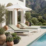 Lychee Green Outdoor Chaise Lounge by Zuomod at Eve Furniture