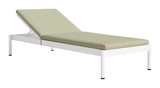Lychee Green Outdoor Chaise Lounge by Zuomod at Eve Furniture