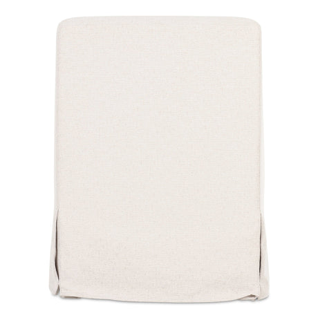 Lydia Beige Slipcover Dining Chair by MOES at Eve Furniture