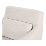 Lydia Beige Slipcover Dining Chair by MOES at Eve Furniture