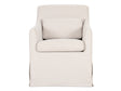 Lydia Beige Slipcover Dining Chair by MOES at Eve Furniture
