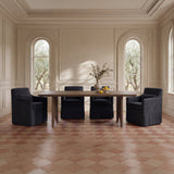 Lydia Black Slipcover Dining Chair by MOES at Eve Furniture