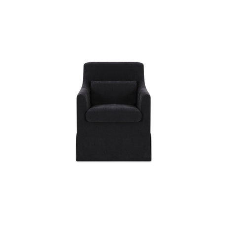 Lydia Black Slipcover Dining Chair by MOES at Eve Furniture