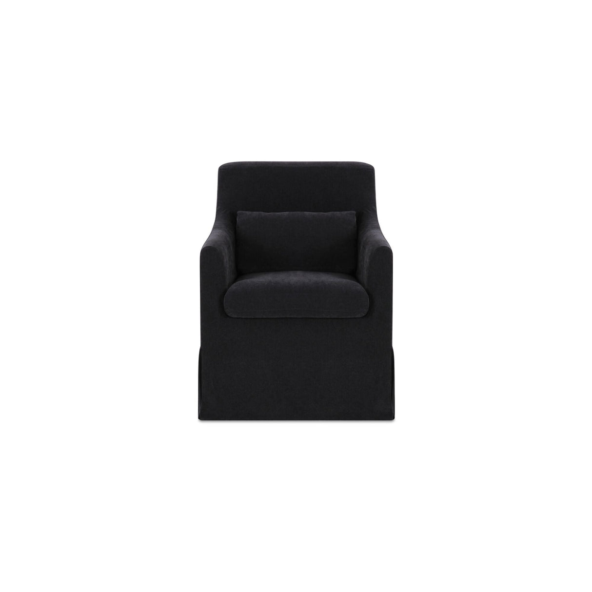 Lydia Black Slipcover Dining Chair by Moe's Home at Eve Furniture