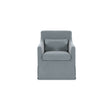Lydia Blue Slipcover Dining Chair by MOES at Eve Furniture