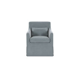Lydia Blue Slipcover Dining Chair by MOES at Eve Furniture