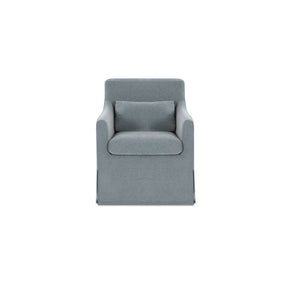 Lydia Blue Slipcover Dining Chair by MOES at Eve Furniture