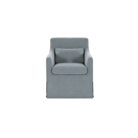 Lydia Blue Slipcover Dining Chair by MOES at Eve Furniture