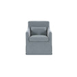 Lydia Blue Slipcover Dining Chair by Moe's Home at Eve Furniture