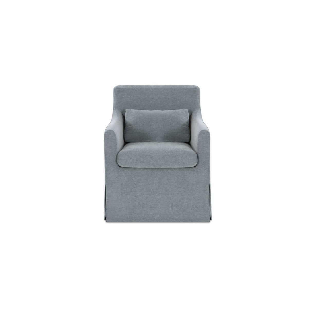 Lydia Blue Slipcover Dining Chair by Moe's Home at Eve Furniture