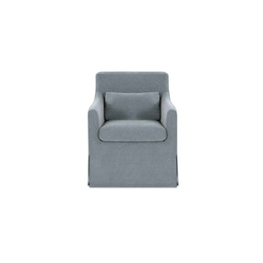 Lydia Blue Slipcover Dining Chair by Moe's Home at Eve Furniture