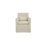 Lydia Cream Outdoor Slipcover Dining Chair by MOES at Eve Furniture