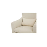 Lydia Cream Outdoor Slipcover Dining Chair by MOES at Eve Furniture