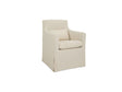 Lydia Cream Outdoor Slipcover Dining Chair by Moe's Home at Eve Furniture
